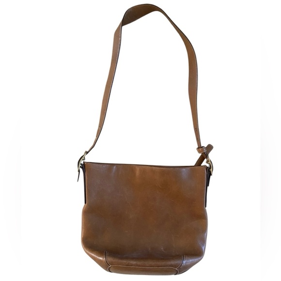 Coach Cognac Vintage bleeker leather Bucket Bag 9118 pristine condition inside - Picture 1 of 4